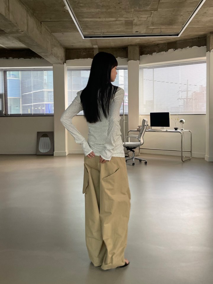 Another Avenue - Korean Women Fashion - #momslook - Eyelet Flow Tee - 12