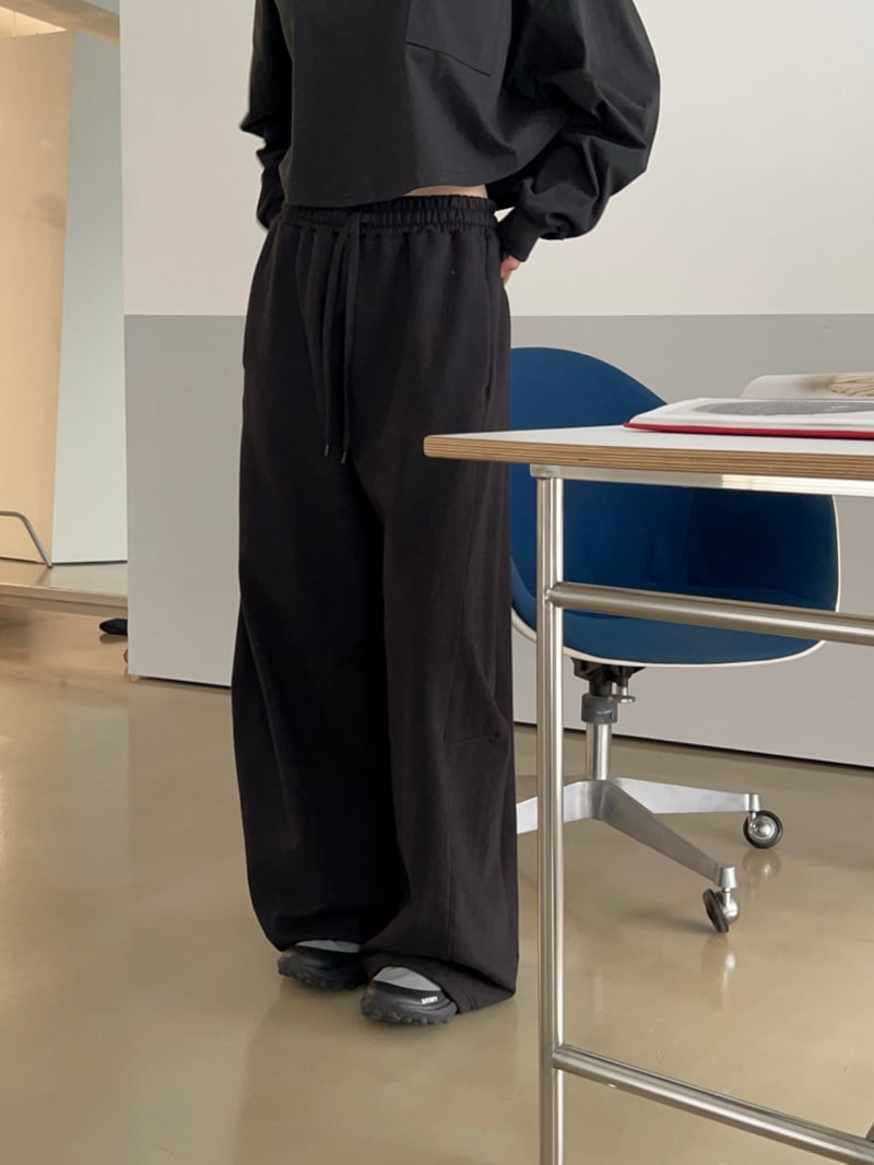Another Avenue - Korean Women Fashion - #momslook - Cut Curve Pants - 6