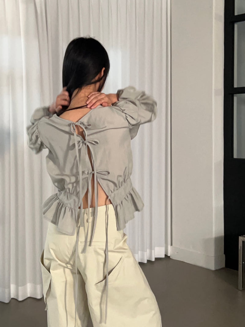 Another Avenue - Korean Women Fashion - #momslook - Cecil Back Slit Blouse - 3