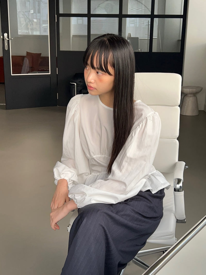 Another Avenue - Korean Women Fashion - #momslook - Cecil Back Slit Blouse - 9