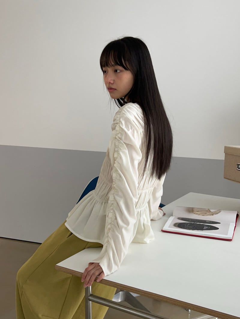 Another Avenue - Korean Women Fashion - #momslook - Fairy Shirring Blouse - 10