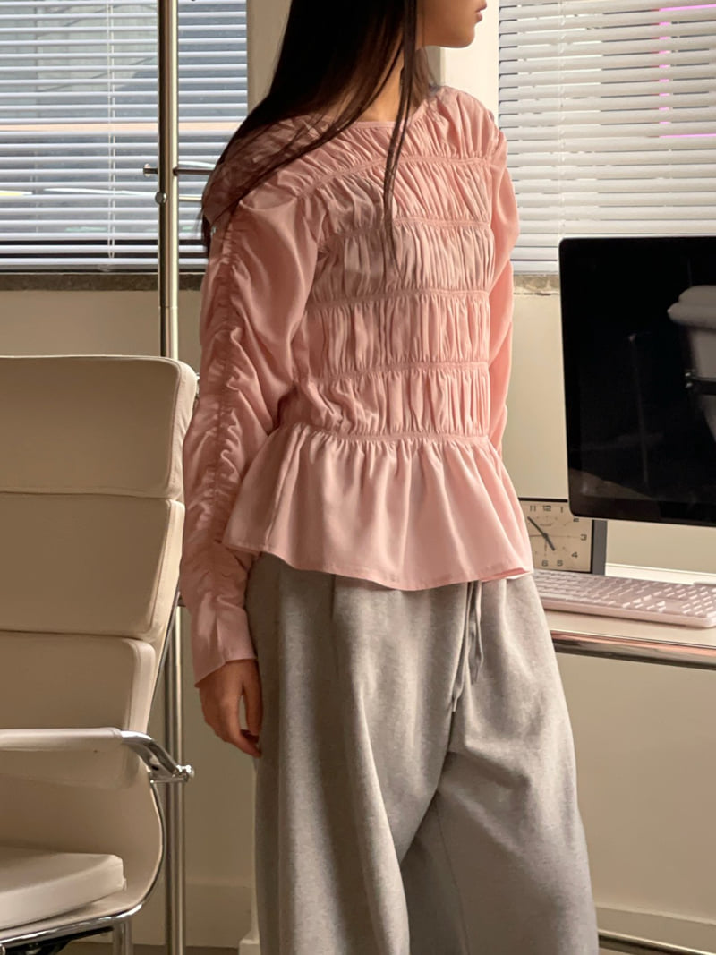 Another Avenue - Korean Women Fashion - #momslook - Fairy Shirring Blouse - 6