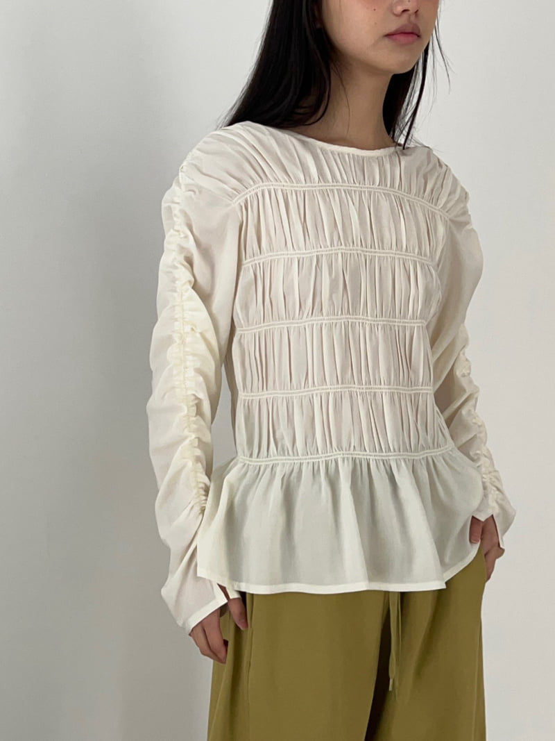 Another Avenue - Korean Women Fashion - #momslook - Fairy Shirring Blouse - 8