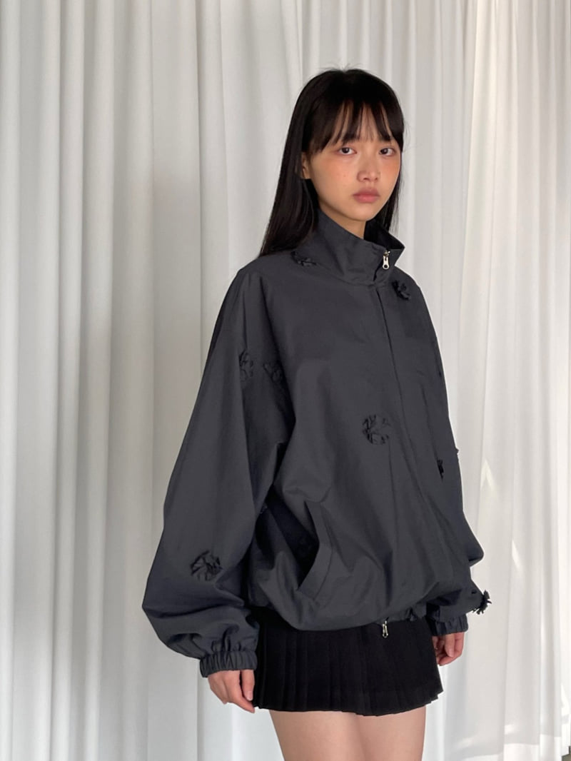 Another Avenue - Korean Women Fashion - #momslook - Motif Flower Jacket - 3