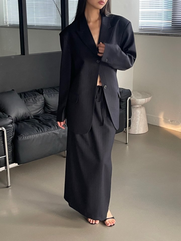 Another Avenue - Korean Women Fashion - #womensfashion - Stripe Belt Jacket - 10