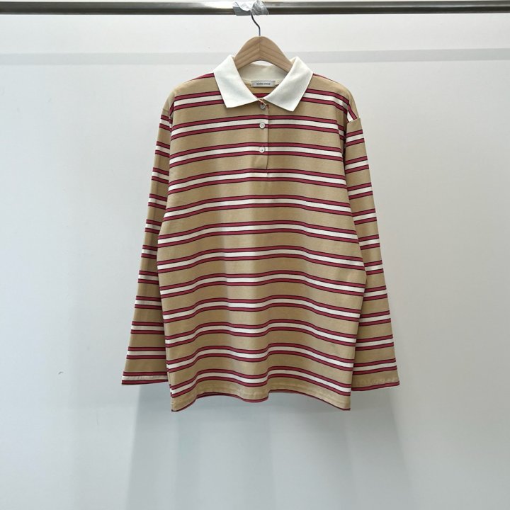 Another Avenue - Korean Women Fashion - #womensfashion - Donut Collar Tee - 3
