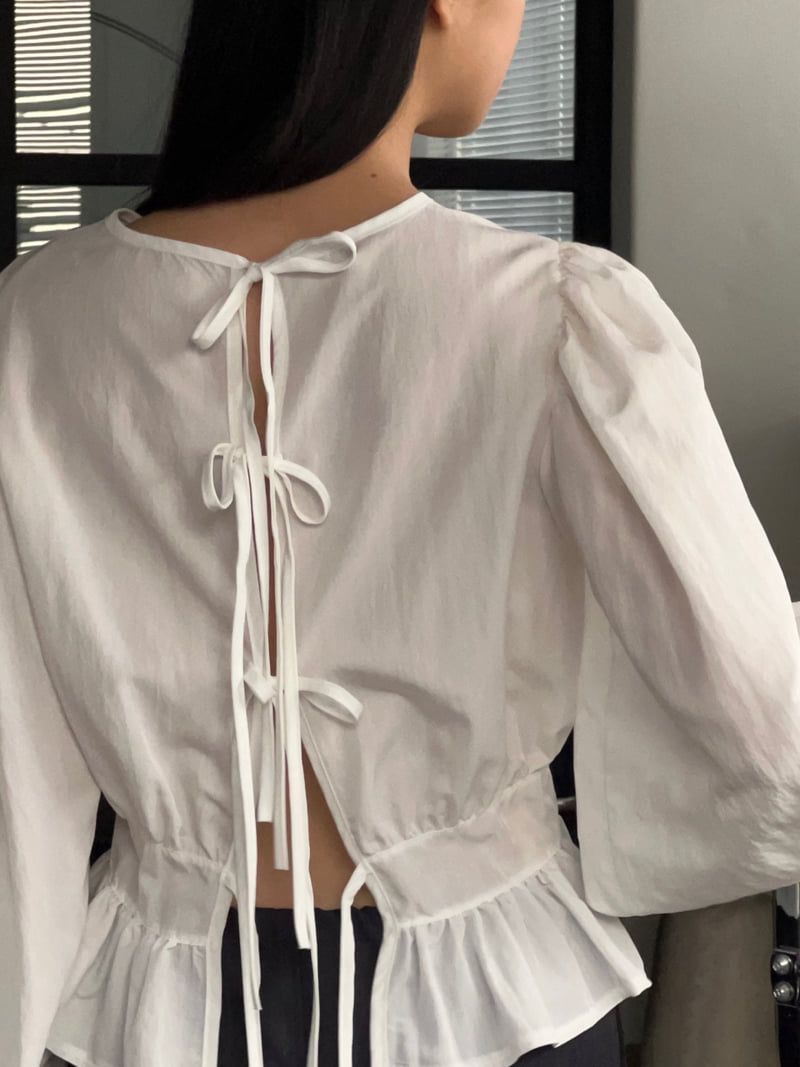 Another Avenue - Korean Women Fashion - #womensfashion - Cecil Back Slit Blouse - 10