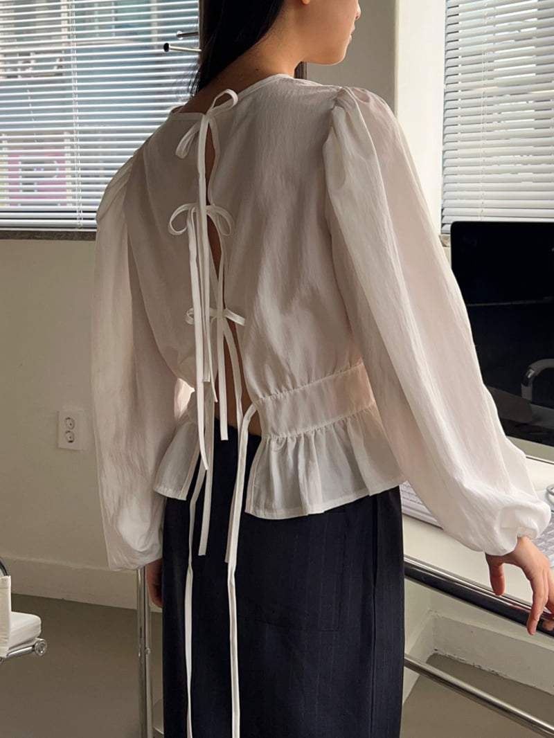 Another Avenue - Korean Women Fashion - #womensfashion - Cecil Back Slit Blouse - 12