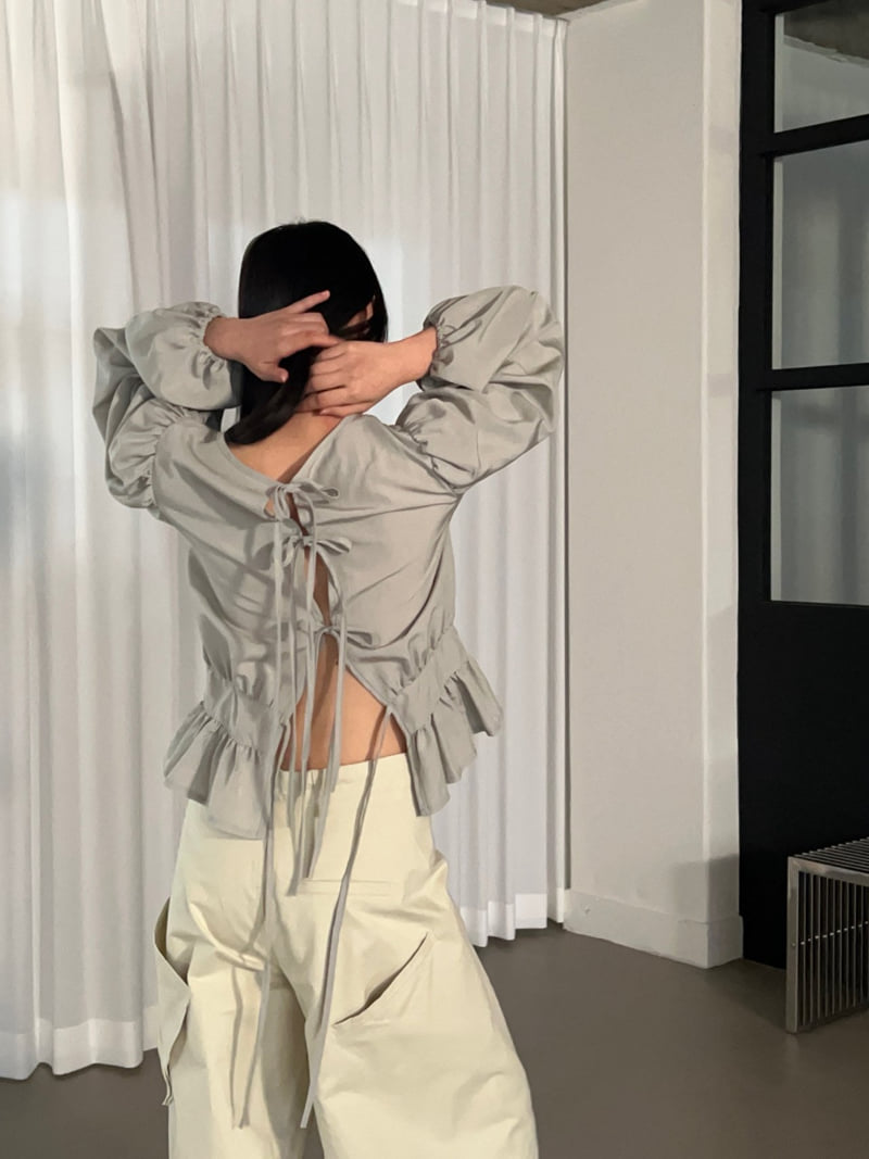 Another Avenue - Korean Women Fashion - #momslook - Cecil Back Slit Blouse - 4