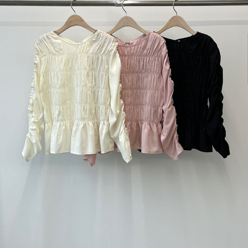 Another Avenue - Korean Women Fashion - #womensfashion - Fairy Shirring Blouse