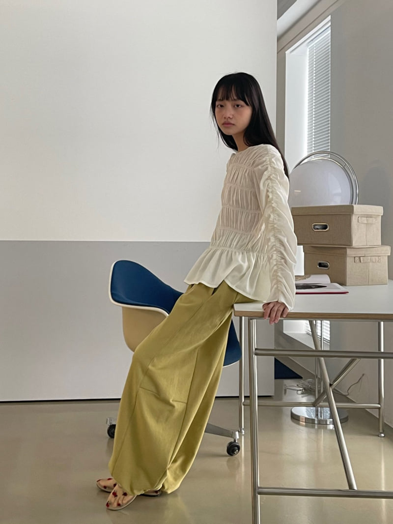 Another Avenue - Korean Women Fashion - #womensfashion - Fairy Shirring Blouse - 9