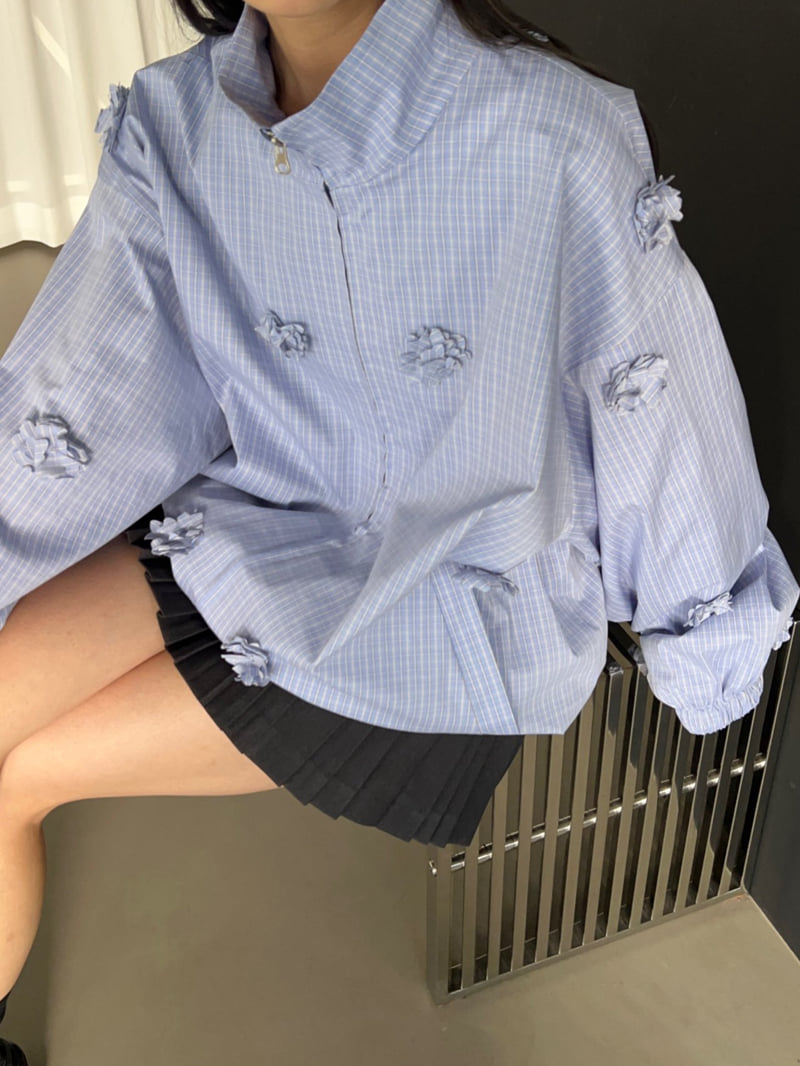 Another Avenue - Korean Women Fashion - #womensfashion - Motif Flower Jacket - 12