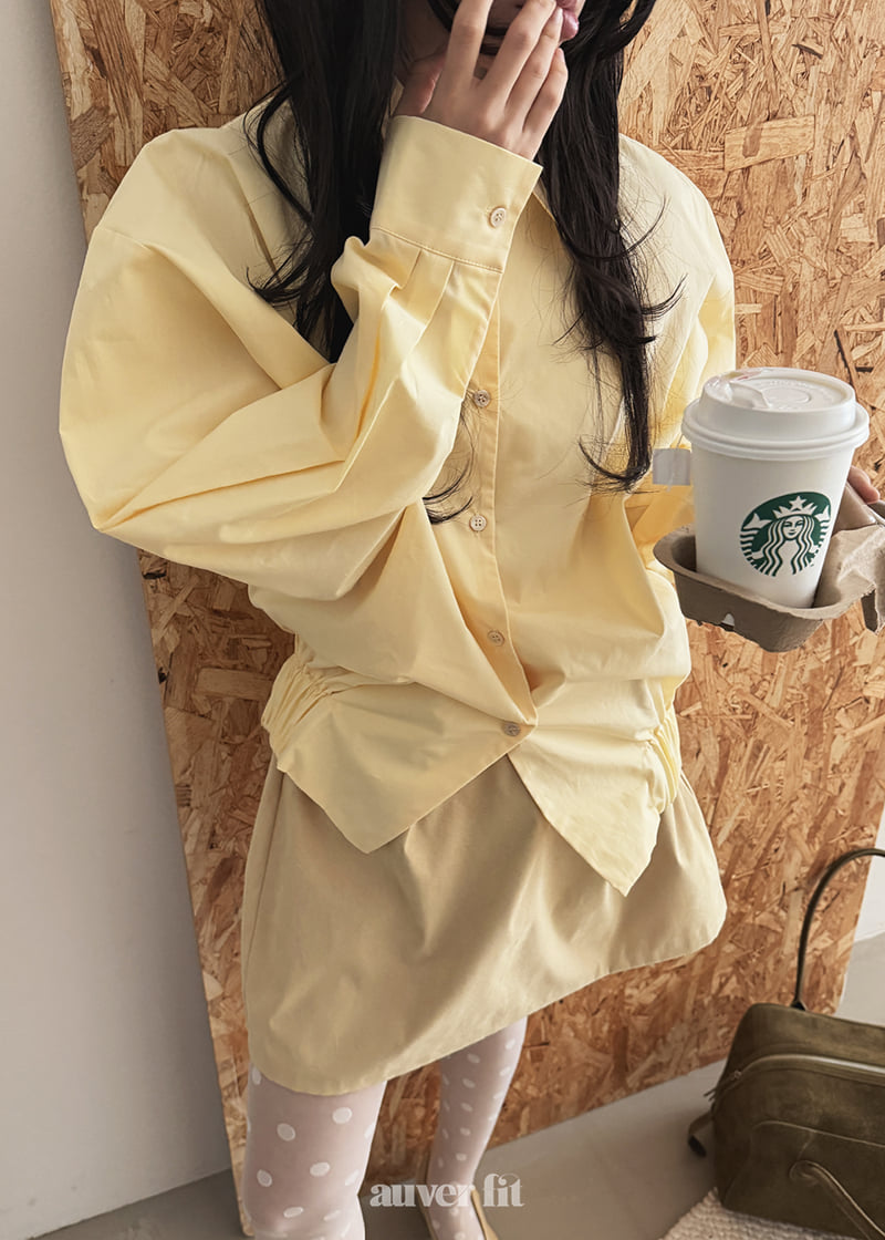 Auver_Fit - Korean Women Fashion - #momslook - Blouson Shirt - 9