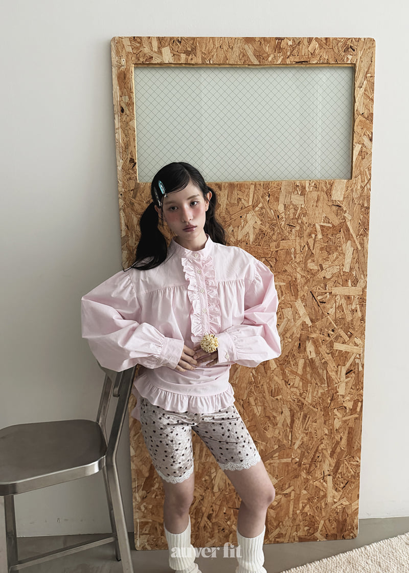 Auver_Fit - Korean Women Fashion - #momslook - Side Frill Blouse - 3