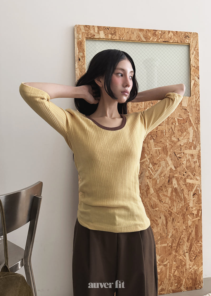 Auver_Fit - Korean Women Fashion - #momslook - Back Full Moon Tee - 12