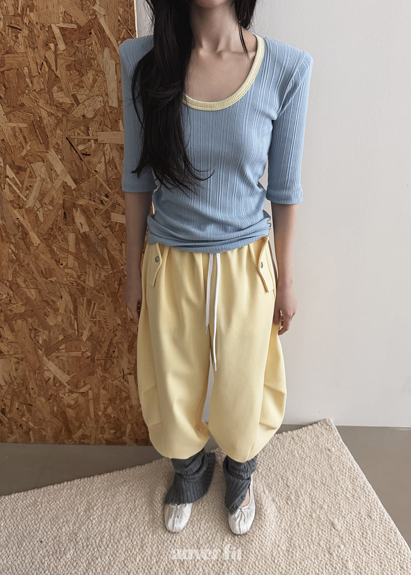 Auver_Fit - Korean Women Fashion - #womensfashion - Back Full Moon Tee - 4