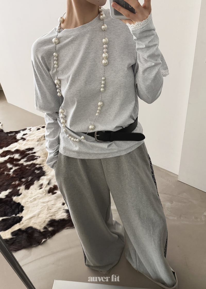 Auver_Fit - Korean Women Fashion - #momslook - Madeleine Layered Tee - 7