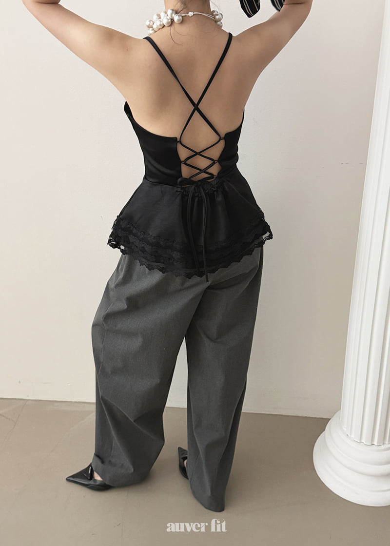 Auver_Fit - Korean Women Fashion - #momslook - Lingerie Bustier Sleeveless - 2