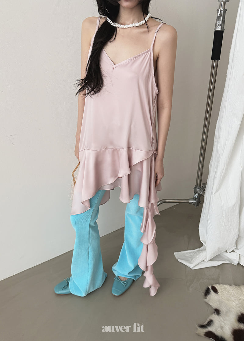 Auver_Fit - Korean Women Fashion - #momslook - Ribbed Bootcut Leggings Pants