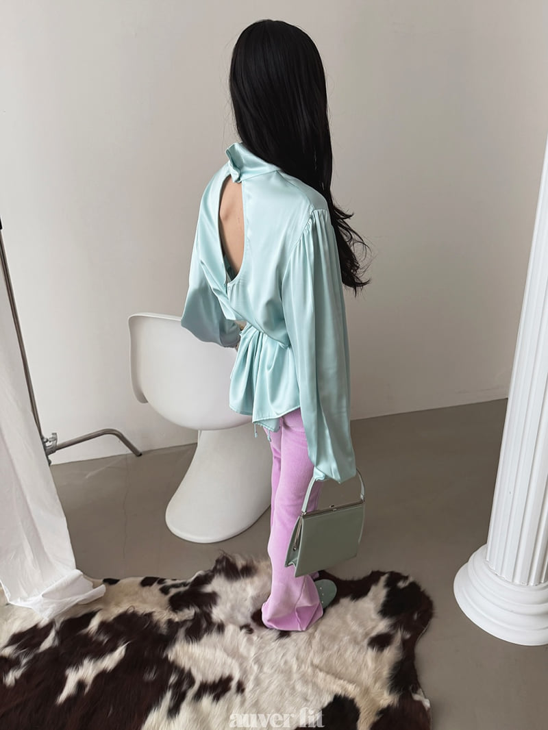 Auver_Fit - Korean Women Fashion - #momslook - Ribbed Bootcut Leggings Pants - 8