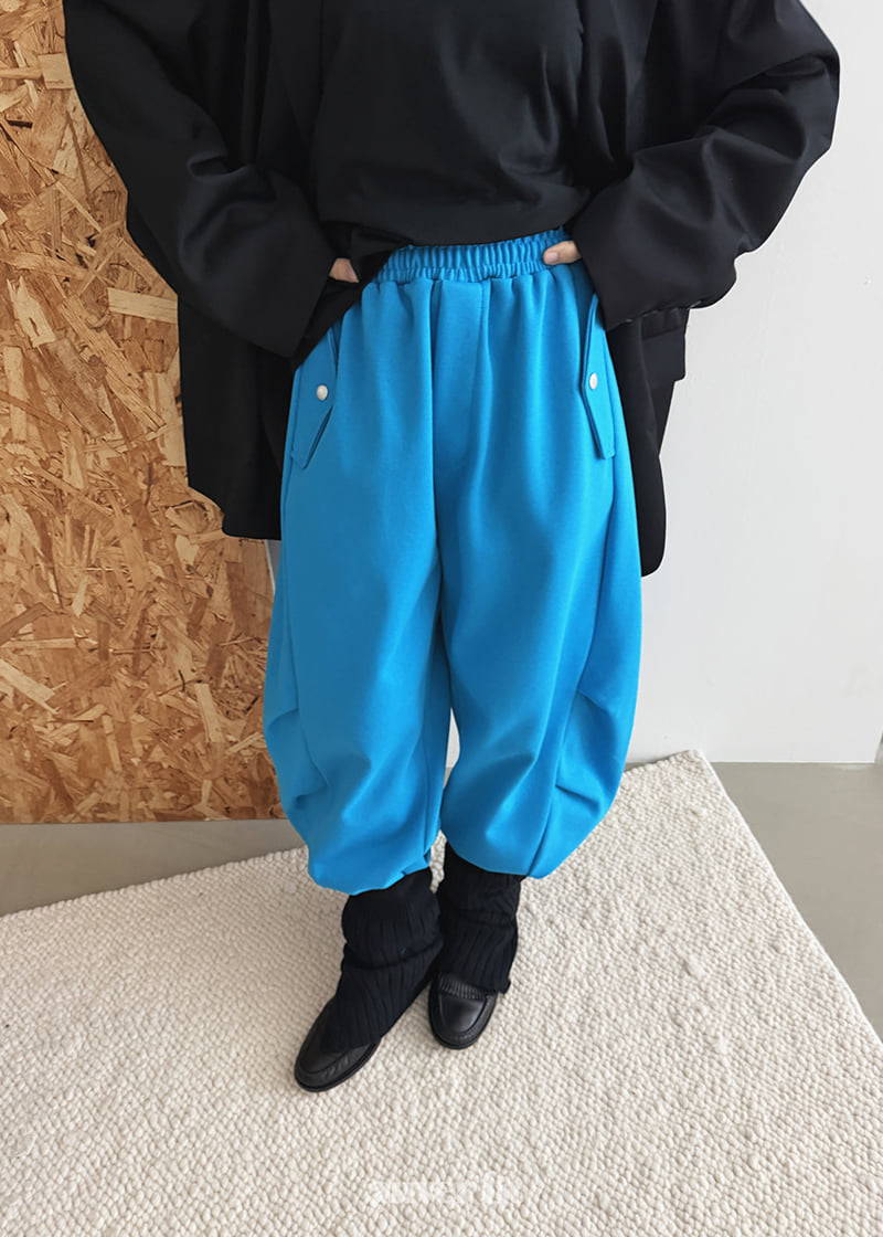Auver_Fit - Korean Women Fashion - #momslook - Curved Training Pants - 7