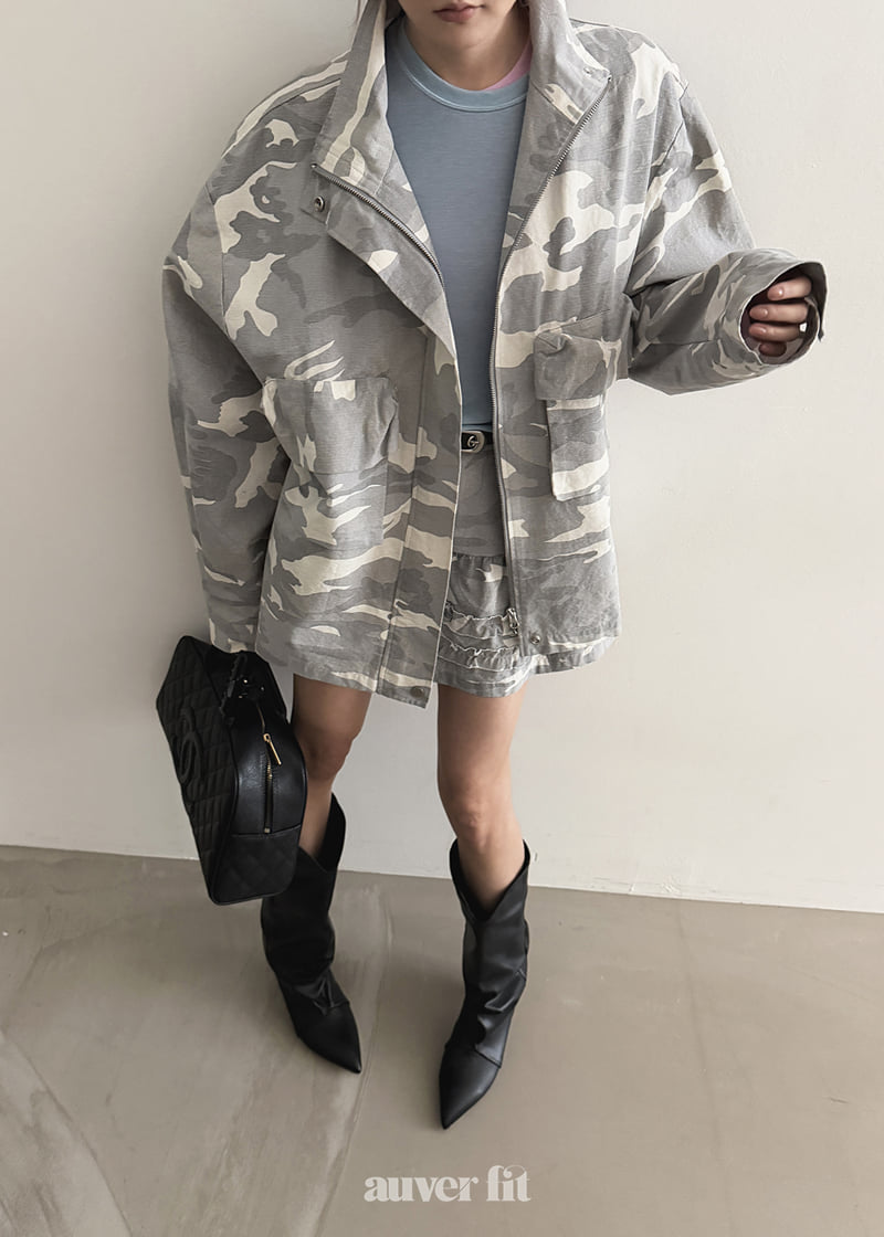 Auver_Fit - Korean Women Fashion - #momslook - Military Field Jacket