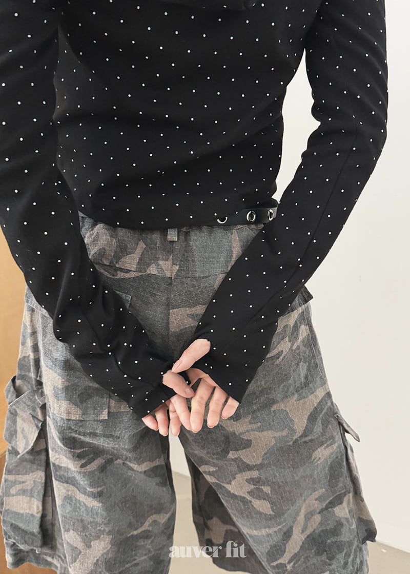 Auver_Fit - Korean Women Fashion - #momslook - Dot Hood Jumper - 11