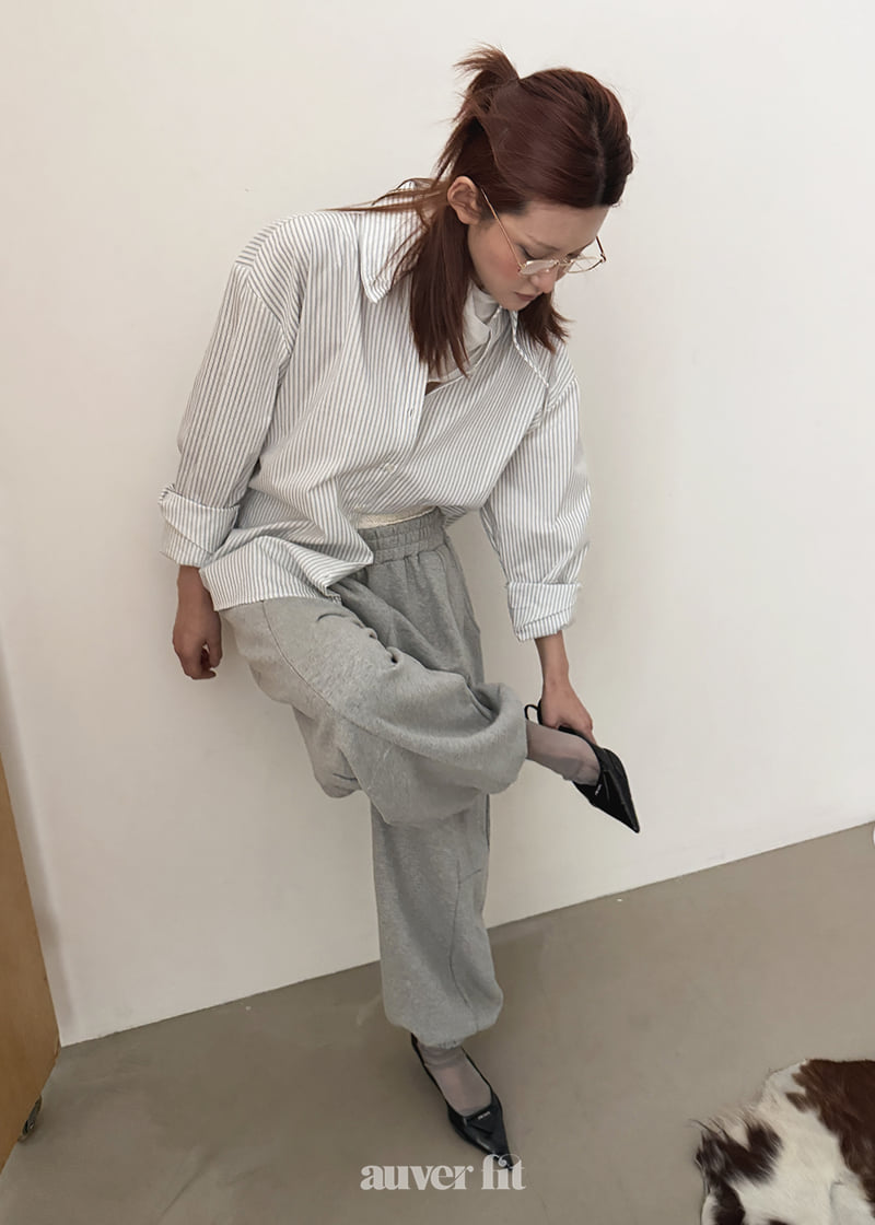 Auver_Fit - Korean Women Fashion - #momslook - Satin Double Jogger Pants - 10