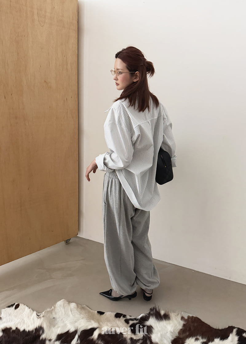 Auver_Fit - Korean Women Fashion - #momslook - Satin Double Jogger Pants - 12