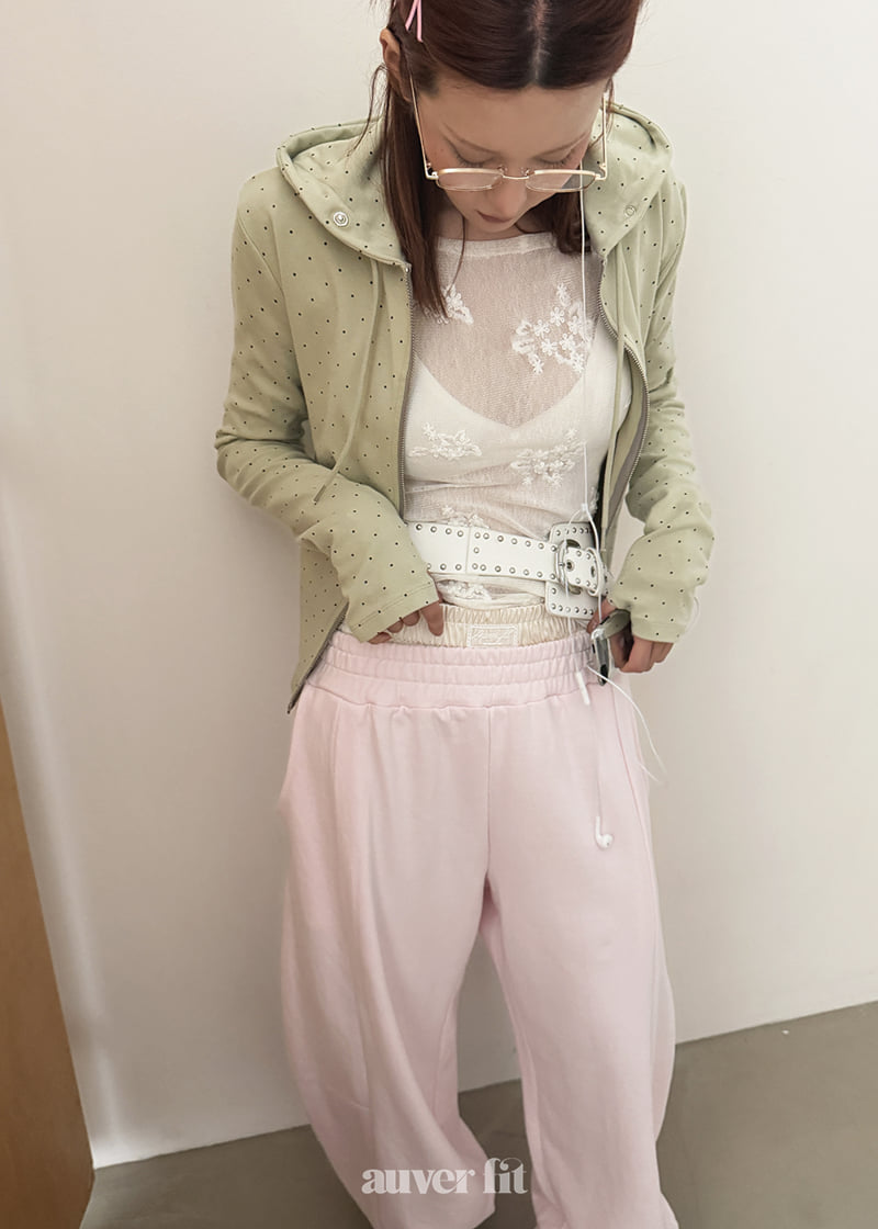 Auver_Fit - Korean Women Fashion - #womensfashion - Satin Double Jogger Pants - 4