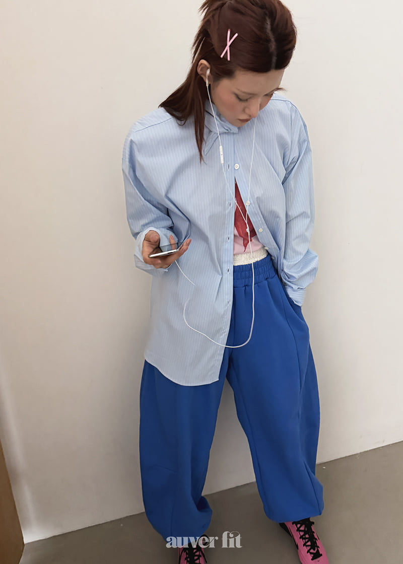 Auver_Fit - Korean Women Fashion - #momslook - Satin Double Jogger Pants - 8
