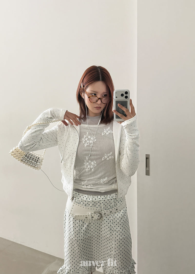 Auver_Fit - Korean Women Fashion - #momslook - Motif Off-Shoulder Tee - 11