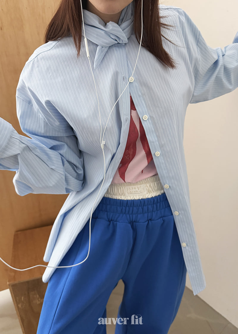 Auver_Fit - Korean Women Fashion - #womensfashion - Wire Collar Shirt - 4