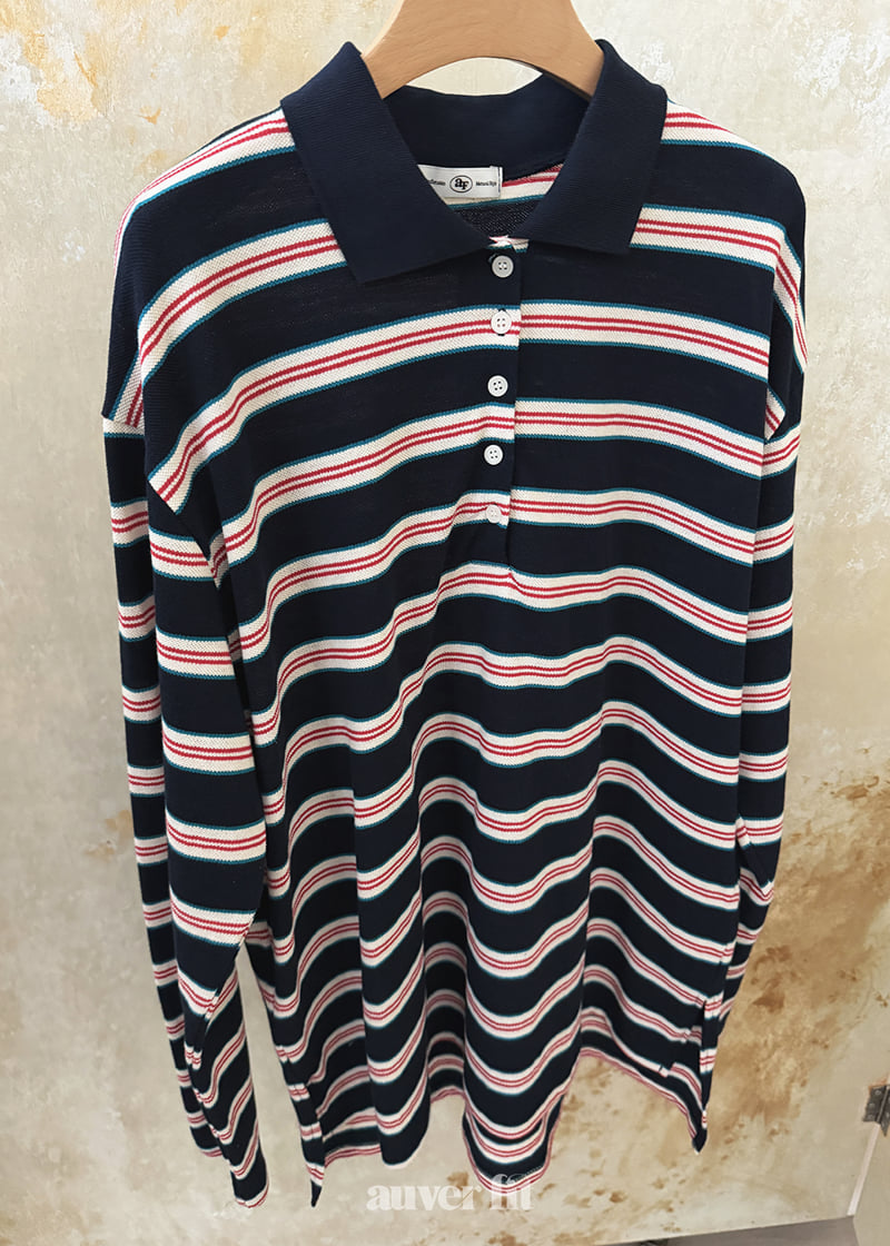 Auver_Fit - Korean Women Fashion - #momslook - Palette PK Tee - 11