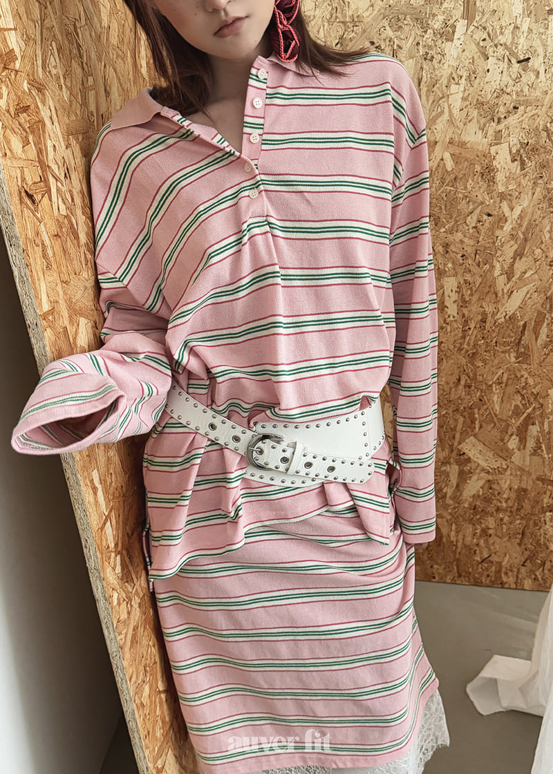 Auver_Fit - Korean Women Fashion - #momslook - Palette PK Tee - 5