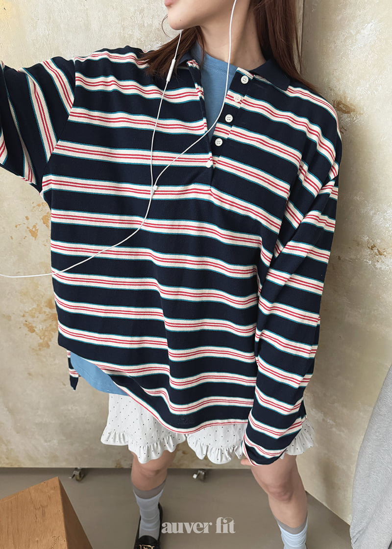 Auver_Fit - Korean Women Fashion - #momslook - Palette PK Tee - 7
