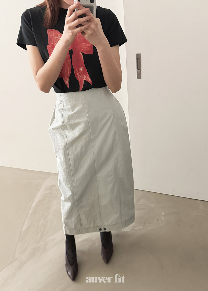 Auver_Fit - Korean Women Fashion - #momslook - Wind Obi Skirt