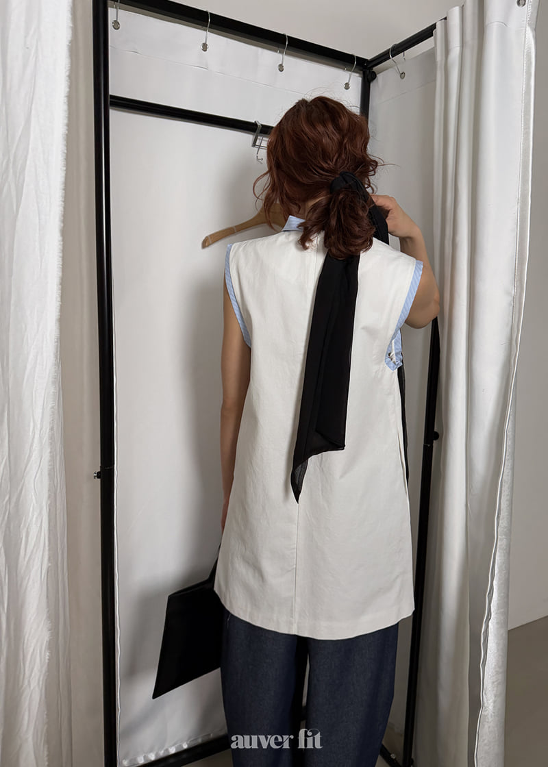 Auver_Fit - Korean Women Fashion - #momslook - Timmy Collar One-piece - 9