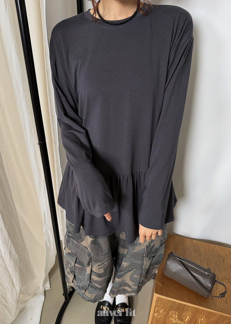 Auver_Fit - Korean Women Fashion - #momslook - 28 Shirring Tee - 11