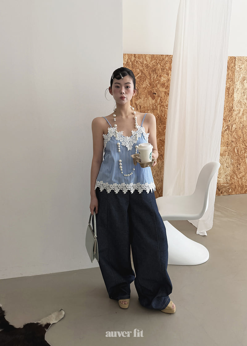 Auver_Fit - Korean Women Fashion - #pursuepretty - Double Roll-Up Denim Pants - 8