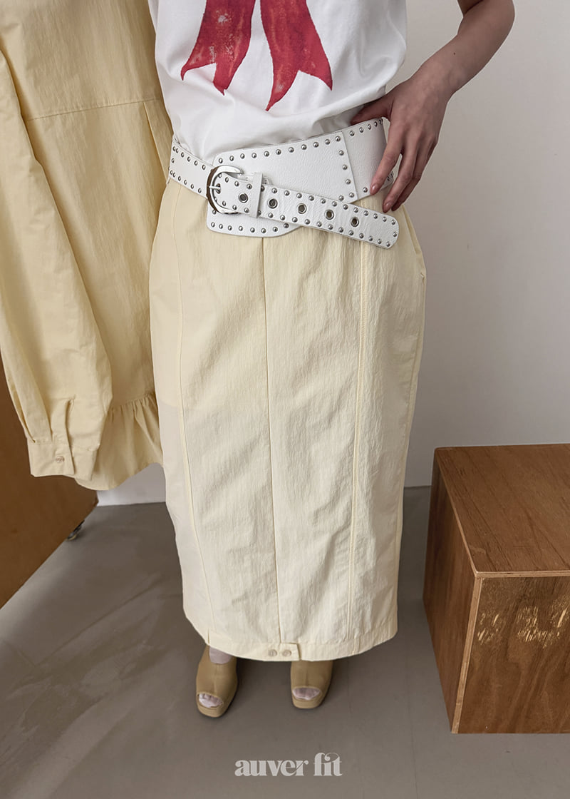 Auver_Fit - Korean Women Fashion - #pursuepretty - Wind Obi Skirt - 5