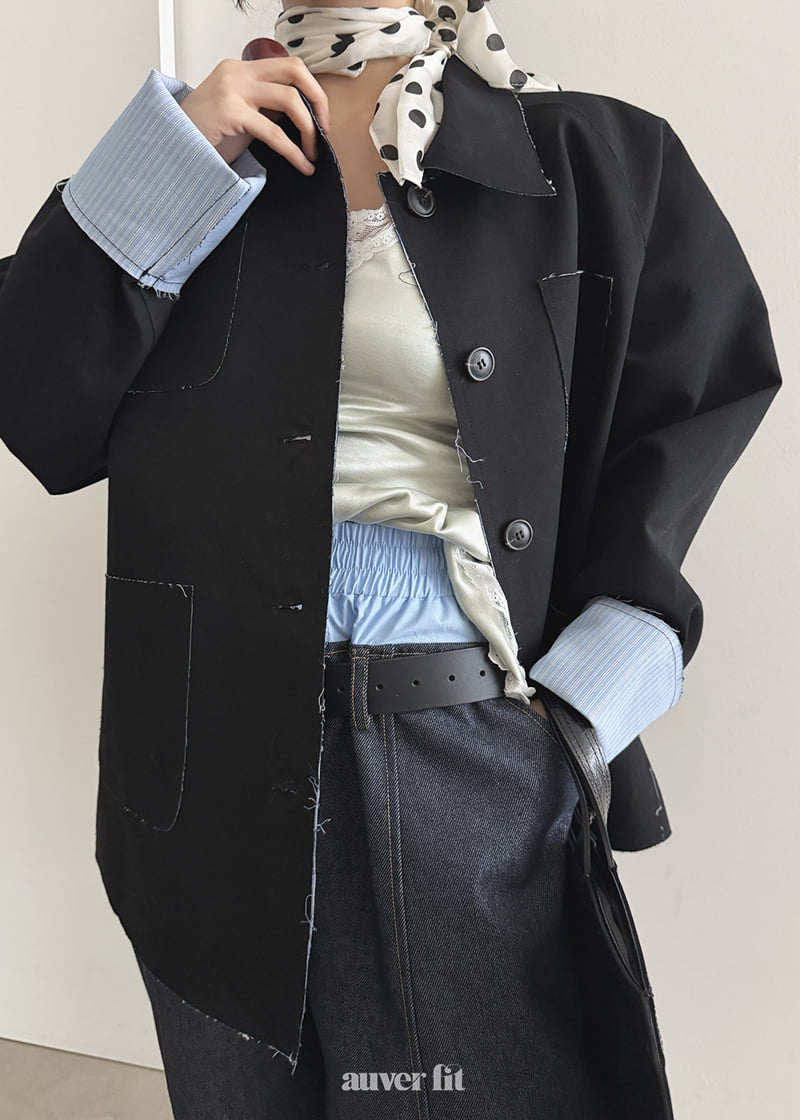Auver_Fit - Korean Women Fashion - #restrostyle - Classic Bonded Jacket