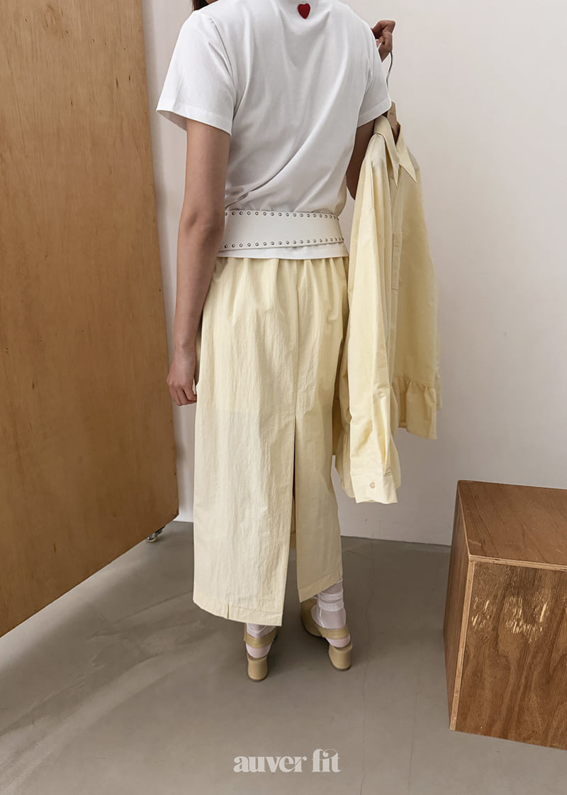 Auver_Fit - Korean Women Fashion - #restrostyle - Wind Obi Skirt - 6