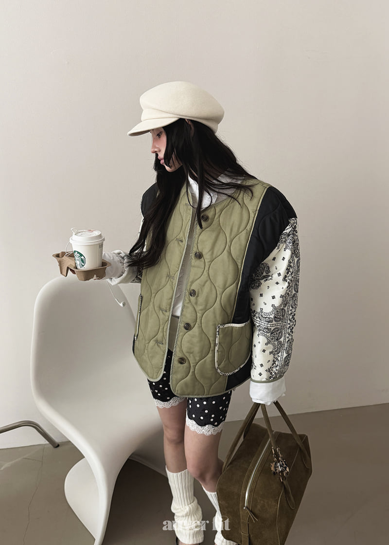 Auver_Fit - Korean Women Fashion - #romanticstyle - Paisley Balloon Jumper - 9