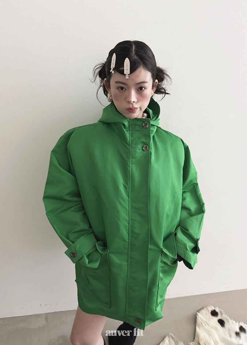 Auver_Fit - Korean Women Fashion - #romanticstyle - Hooded Half Jacket Set - 6