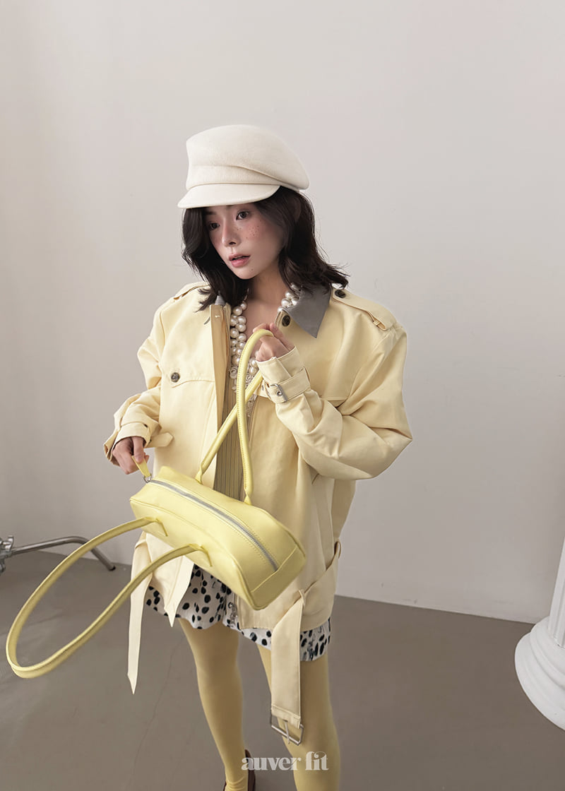 Auver_Fit - Korean Women Fashion - #thatsdarling - Trench Contrast Jumper - 6