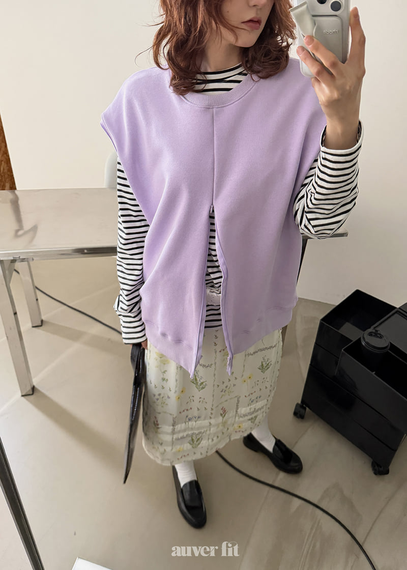 Auver_Fit - Korean Women Fashion - #thatsdarling - Middle Open Sleeveless - 8