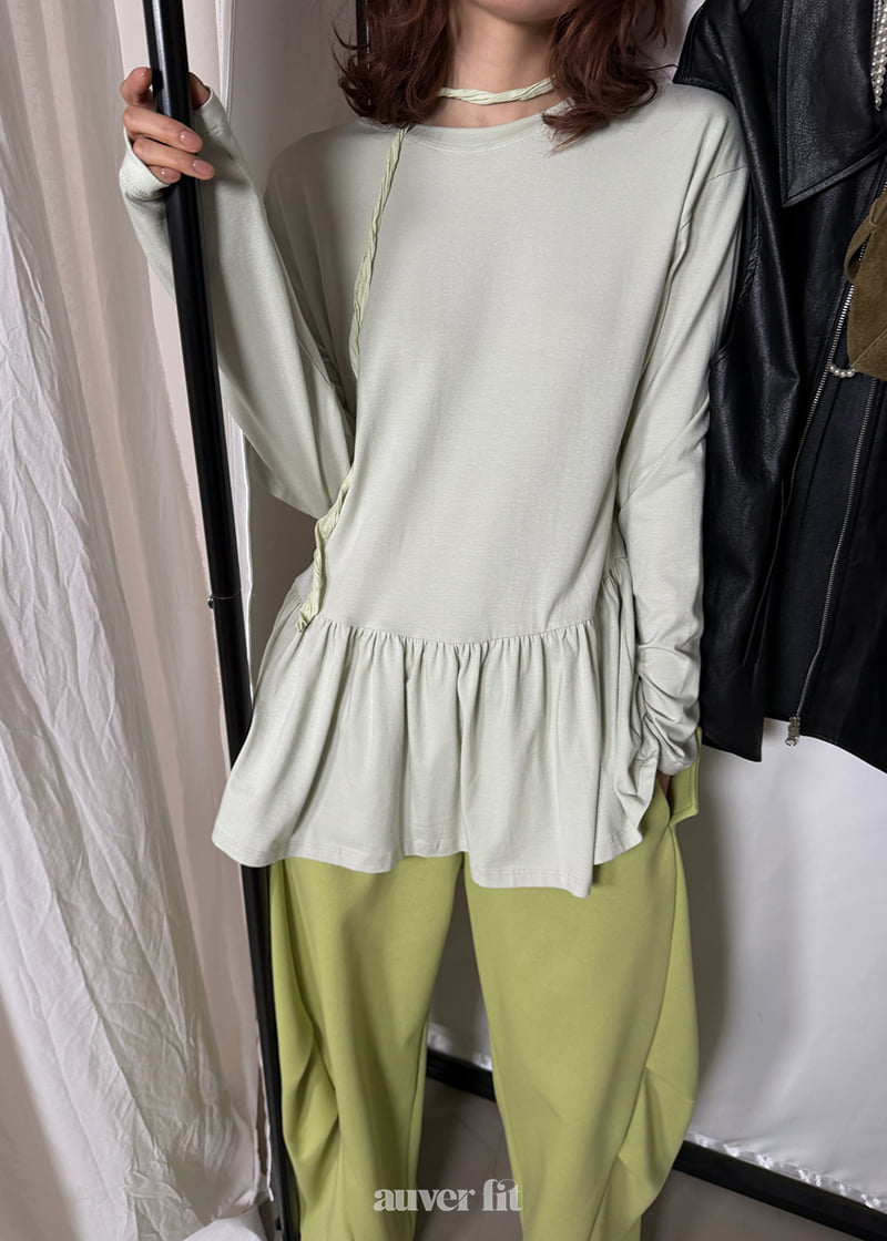 Auver_Fit - Korean Women Fashion - #thelittlethings - 28 Shirring Tee - 6