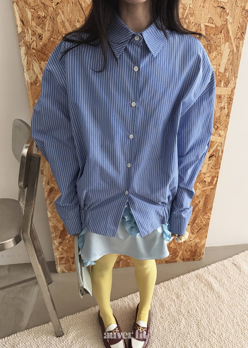 Auver_Fit - Korean Women Fashion - #momslook - Blouson Shirt - 4