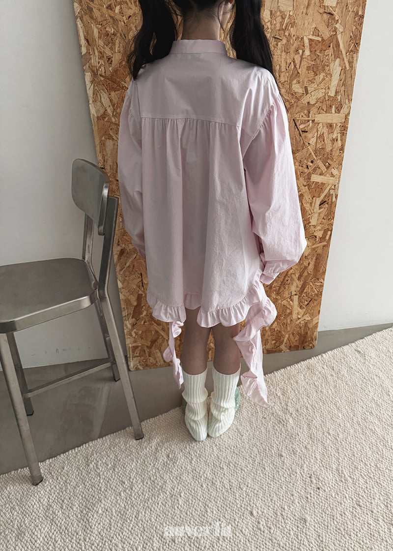 Auver_Fit - Korean Women Fashion - #womensfashion - Side Frill Blouse - 6